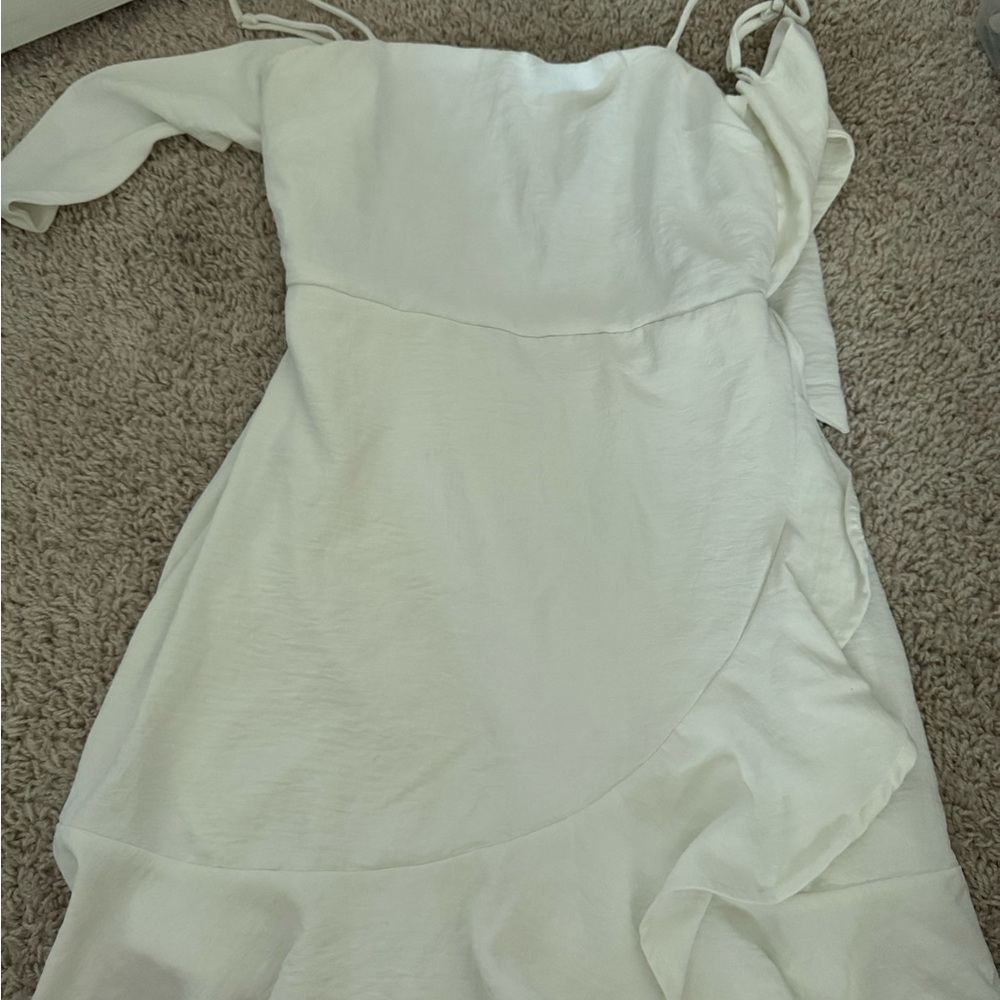 Elegant White Women's Dress